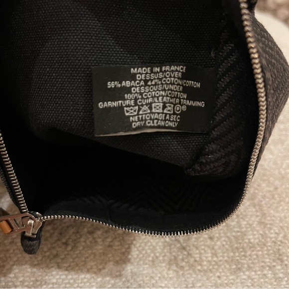 Hermes Cotton Canvas Flat Pouch/Case Zippered Bag - Picture 11 of 13